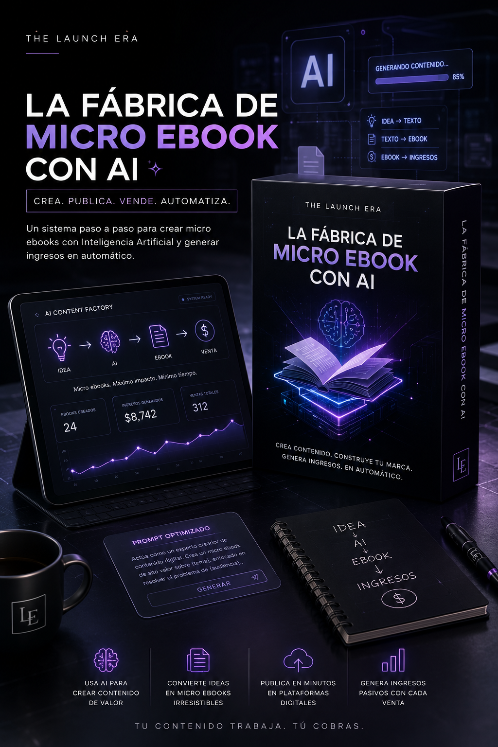 La Fábrica de Micro-Ebooks con IA (Guía Gratuita)